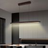 51 Inch Wooden LED Pendant Light Adjustable Hanging Light