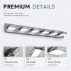 LED Modern Bathroom Vanity Light Fixtures, Dimmable Brushed Nickel Vanity Lights for Bathroom Lighting Fixtures Over Mirror