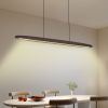 51 Inch Wooden LED Pendant Light Adjustable Hanging Light