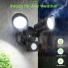 LED Security Lights Motion Sensor, 25W 2000LM Flood Lights Outdoor Motion Sensor with Remote