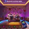 100 Ft RGB LED Strip Lights with App and Remote -Music Sync - 2 Rolls 50ft