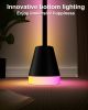 Smart RGB LED Corner Floor Lamp,Bright Tall Standing Lamps with APP and Remote,Modern Floor Lamp with Music Sync and 16 Million Colors