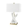 Set of 2    Bunny Love Table Lamp