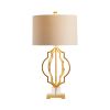 Parisian Metal and Crystal Table Lamp