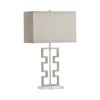 Set of 2 27" Azteca Silver Table Lamp