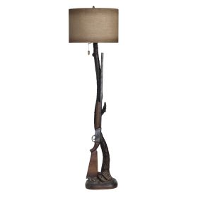 Set of 2 66" Resin Floor Lamp