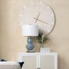 26.5"H Glazed Blue Green Ceramic Table Lamp with White Shade