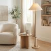 65.5"H Resin Floor Lamp with Linen Shade