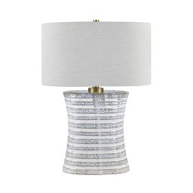 25.25" Ceramic Table Lamp with Shade