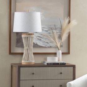 30.5"H Hemp Table Lamp With Shade