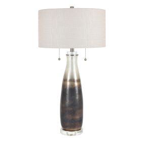 Copeland twin pulls table lamp