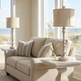 Set of 2 41.5" Resin Table Lamp With Shade