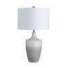 30.25"H Gray Ombre Ceramic Table Lamp