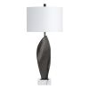 Set of 2  33.5" Resin and Marble Table Lamp with White Shade