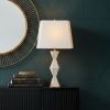 Set of 2 29.25" Ficonstone Table Lamp with Linen Shade