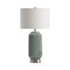 32" Ceramic Table Lamp With Shade