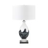 28.25." Ceramic Table Lamp with Linen Shade
