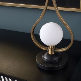 29.25"H Modern Table Lamp with Nightlight