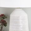 33.25"H Sherie Table Lamp with White Shade