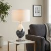 28.25." Ceramic Table Lamp with Linen Shade