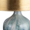 27.5"H Glass Table Lamp With Shade