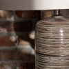 Set of 2 30"H Ceramic & Crystal Table Lamps with Shades