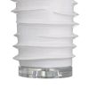 Set of 2 29.5" White Ceramic Table Lamp with White Linen Shade