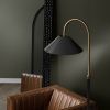 67.5" Metal Floor Lamp with Metal Shade