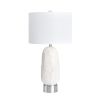 27" Ceramic Table Lamp with Linen Shade