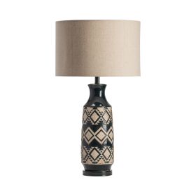 29.5" Resin Table Lamp with Linen Shade