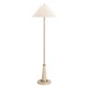 65.5"H Resin Floor Lamp with Linen Shade