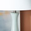 Set of 2 Glazed Seafoam Ceramic Table Lamp with Shade