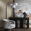 82"H 3 Arm Floor Lamp With Shade