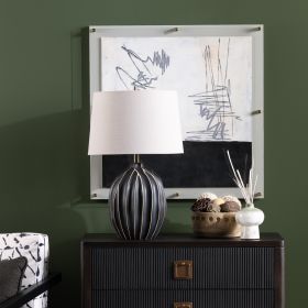 26"H Ceramic Table Lamp With Shade
