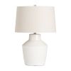 27"H Ivory Ceramic Table Lamp with Cream Shade