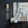 57.25"H METAL WALL SCONCE