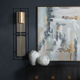 57.25"H METAL WALL SCONCE