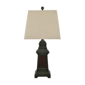 Set of 2 29" Resin Table Lamp with Shade