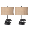 Set of 2   Bear Trail Table Lamp