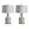 Set of 2   Stone Table Lamp