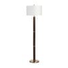 64"H Wood & Metal Floor Lamp With Shade