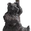 31"H Resin Bear Table Lamp with Linen Shade