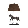 29.5" H Bronze Brown Horse Table Lamp