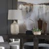 32" Glass Table Lamp