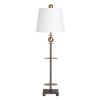 Set of 2 37.25"H Metal Buffet Lamp With Shade