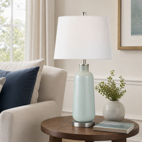 Set of 2  Violet Table Lamp