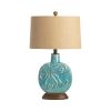 Set of 2 25"H Deep Ocean Table Lamps