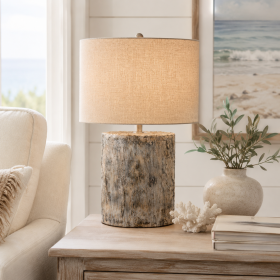 Birch Bark Table Lamp