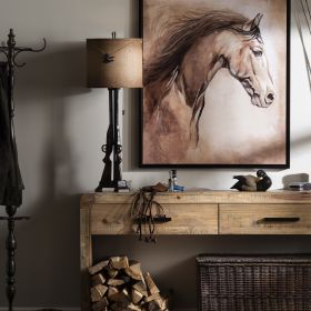 Set of 2 37.5" Shot Table Lamps