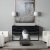 Set of 2 37.25"H Metal Buffet Lamp With Shade
